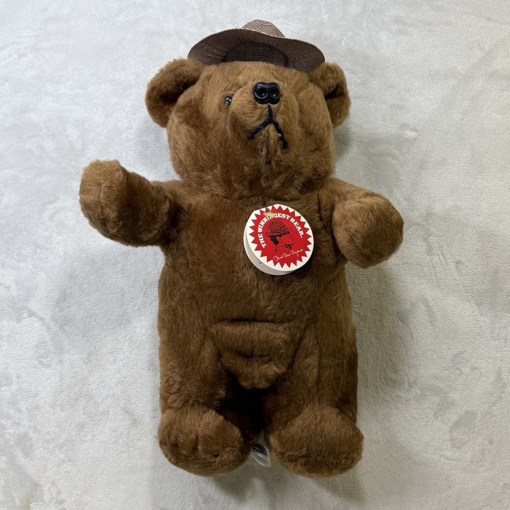 Vintage 1981 Paul Bear Bryant Possum Trot Plush Alabama Crimson Tide NWT Mint